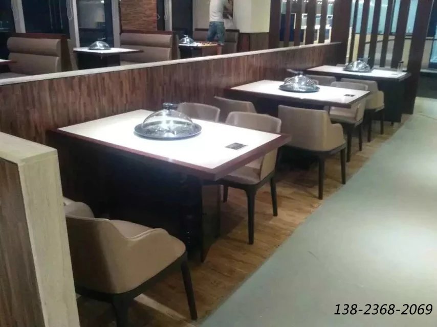 蒸氣火鍋桌|上海客戶餐桌椅反饋圖展示！
