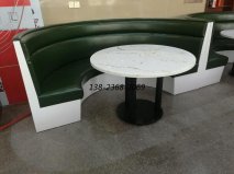 <b>惠州客家菜餐廳大理石餐桌-卡座沙發-餐椅案例</b>