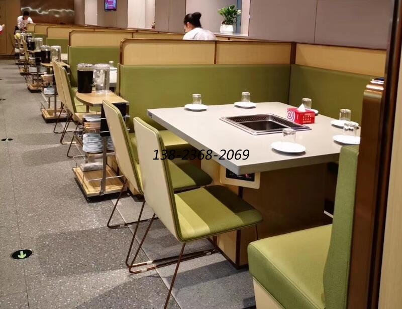 火鍋餐桌椅卡座沙發(fā)定制